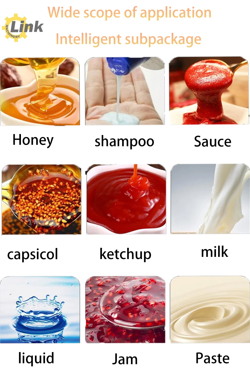 Multifunctional Automatic Manufacturer Shampoo Gel Ginger Garlic Sauce Chutney Packing Machine