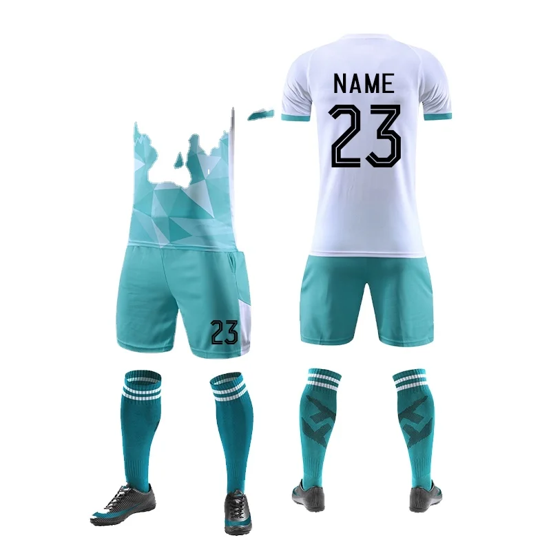Футбольная форма 2021 командная одежда индивидуальный комплект из Джерси футболка шорты Одежда