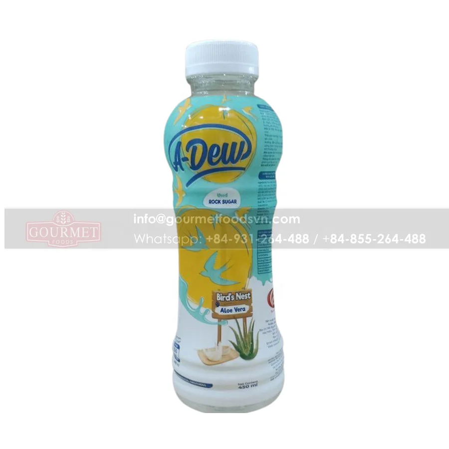 A-Dew Birds Nest Drink With Aloe Vera Pulp Characteristic Sweet Taste From Rock Sugar Cool Aloe Vera With Natural Birds Nest