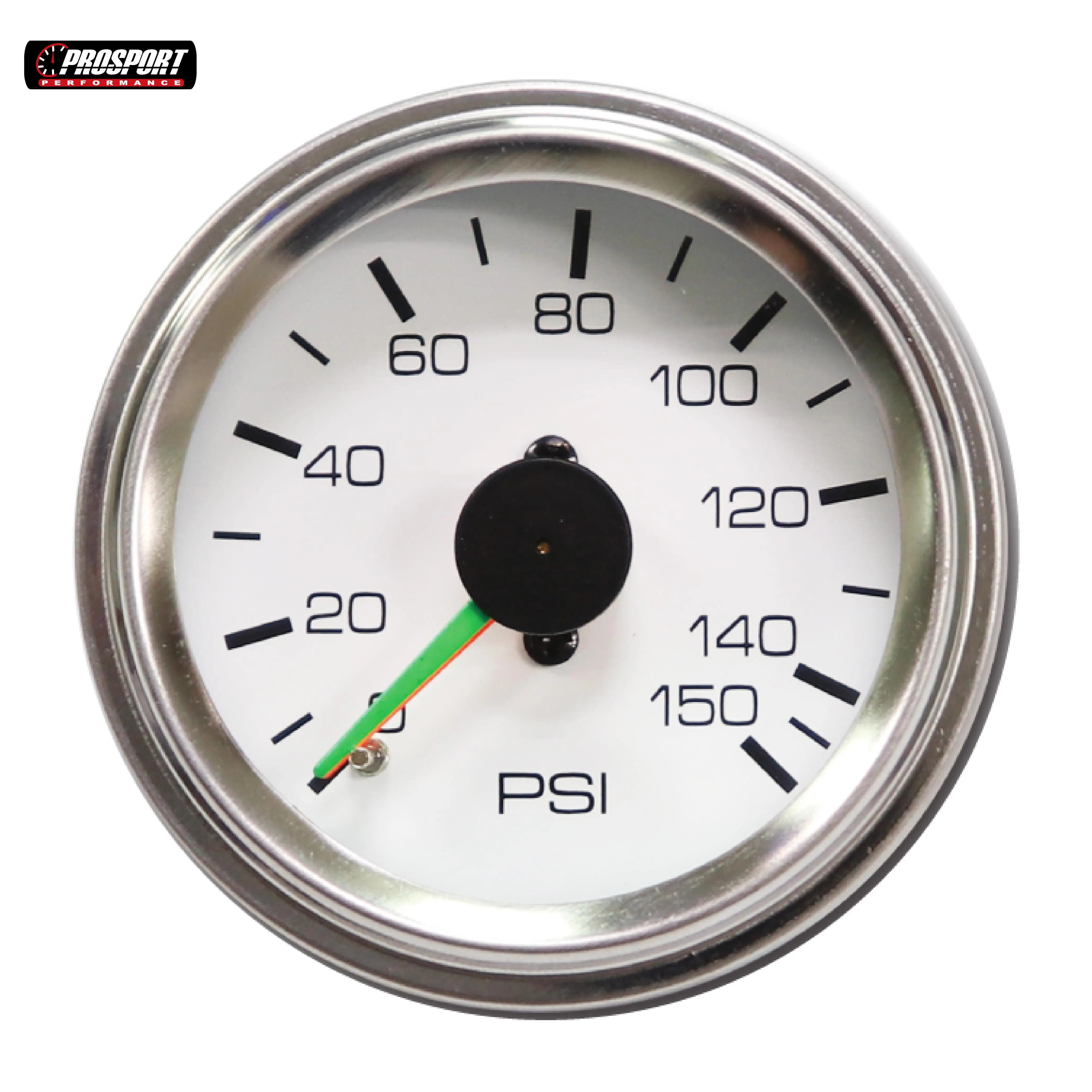 52mm Needle Dual Air Pressure Gauge 0-150PSI White Faceplate Car vehicle Air Suspension Gauge Meter