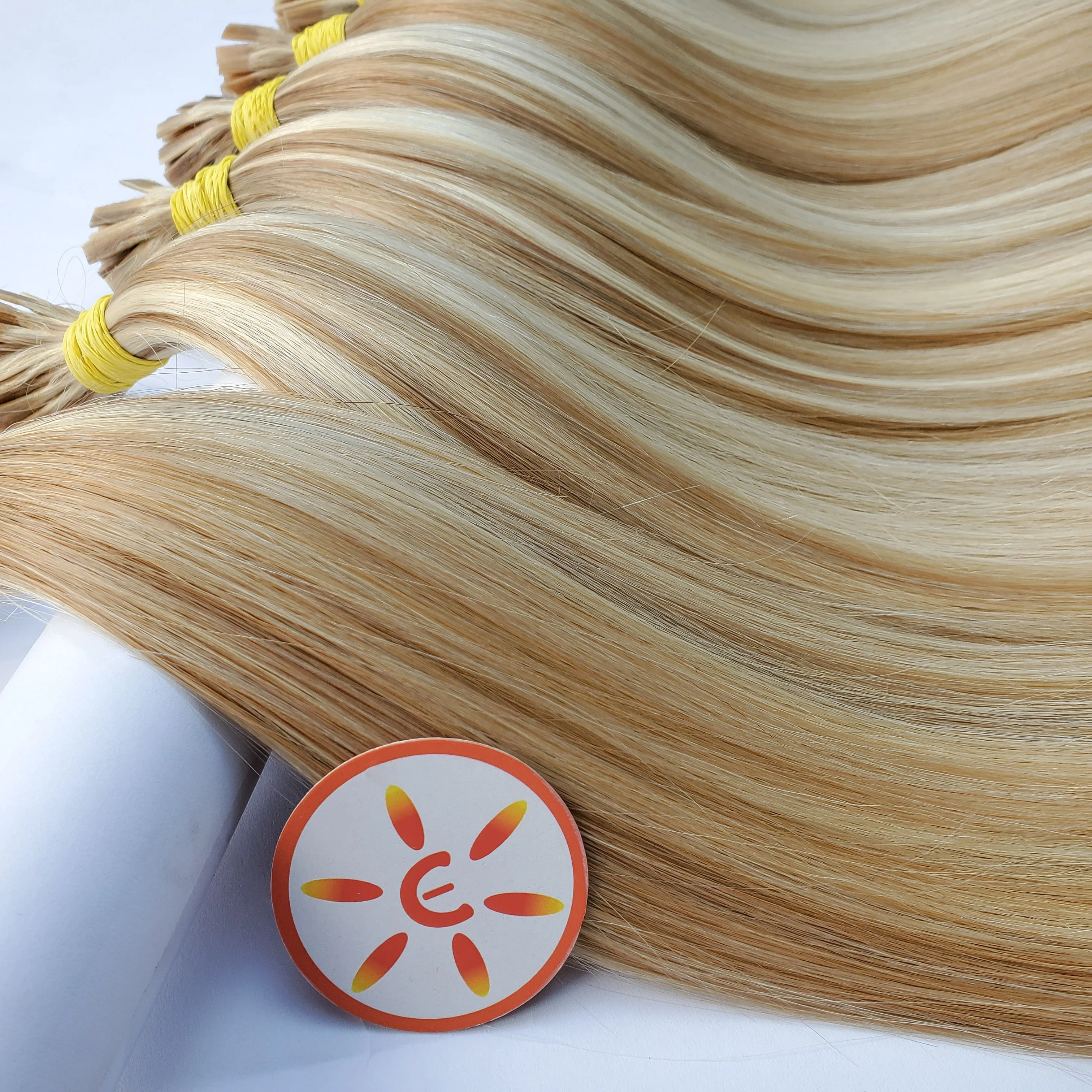 E-HAIR VIETNAM | Wholesale Cheap Human hair extension Flat Tip Italy Keratin Hair Extensions Flat Tip Hair | Piano Color