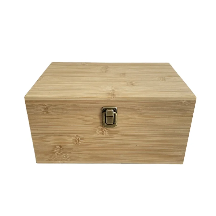 2022 New Arrival Factory Supplier Bamboo Storage Box Wholesale Custom Wood Crafts Wooden Boxes Wall Signs