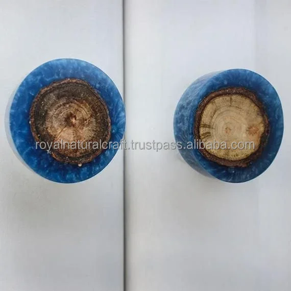 best quality luxury handmade wood resin knobs items Natural wooden stone & Door Knobs Hardware accessory made in India