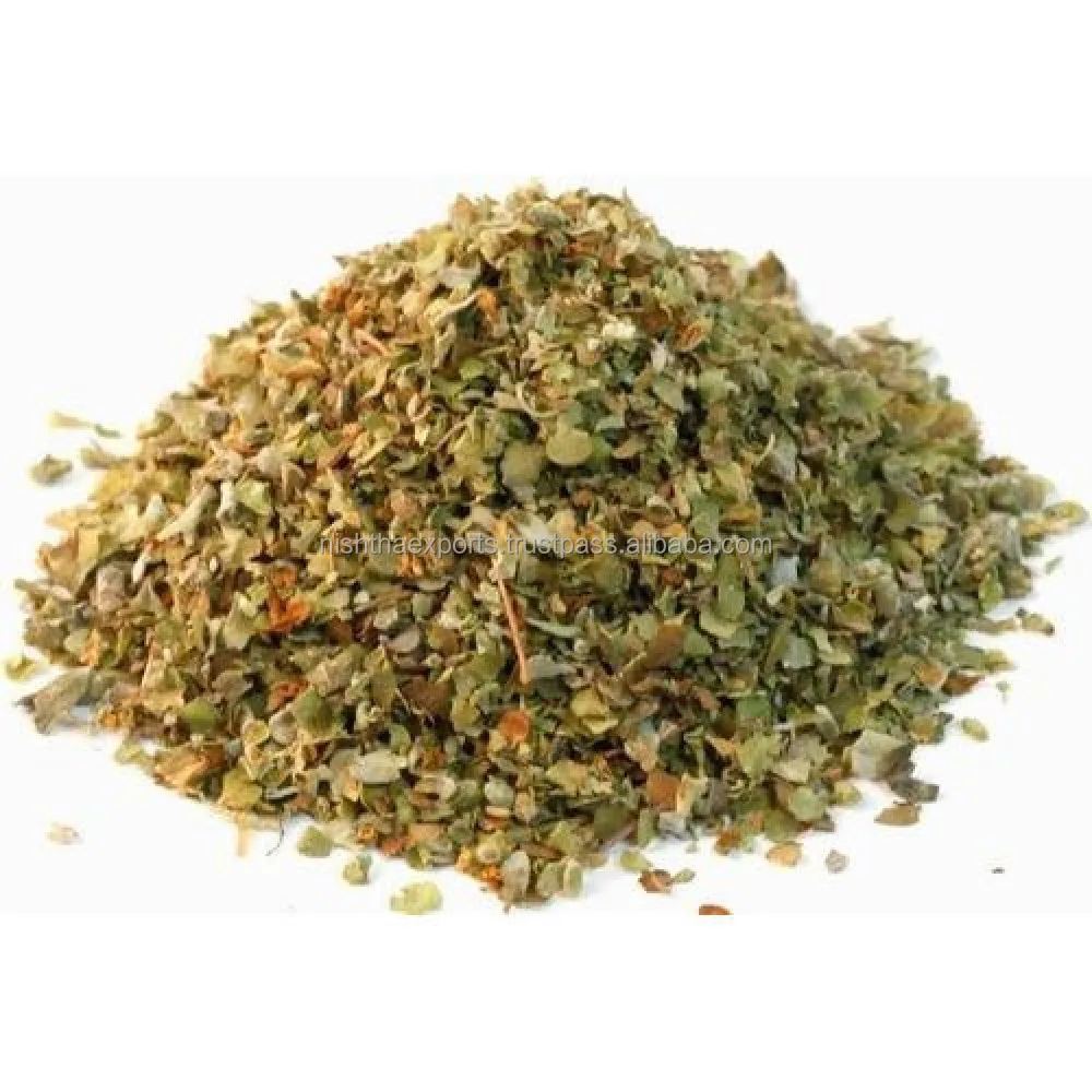 Origanum Majorana Marjoram Leaves Tea Cut Format Sweet Marjorum Marva Marua Thai Basil Leaves Pabri Dried Raw Herb Plant Extract