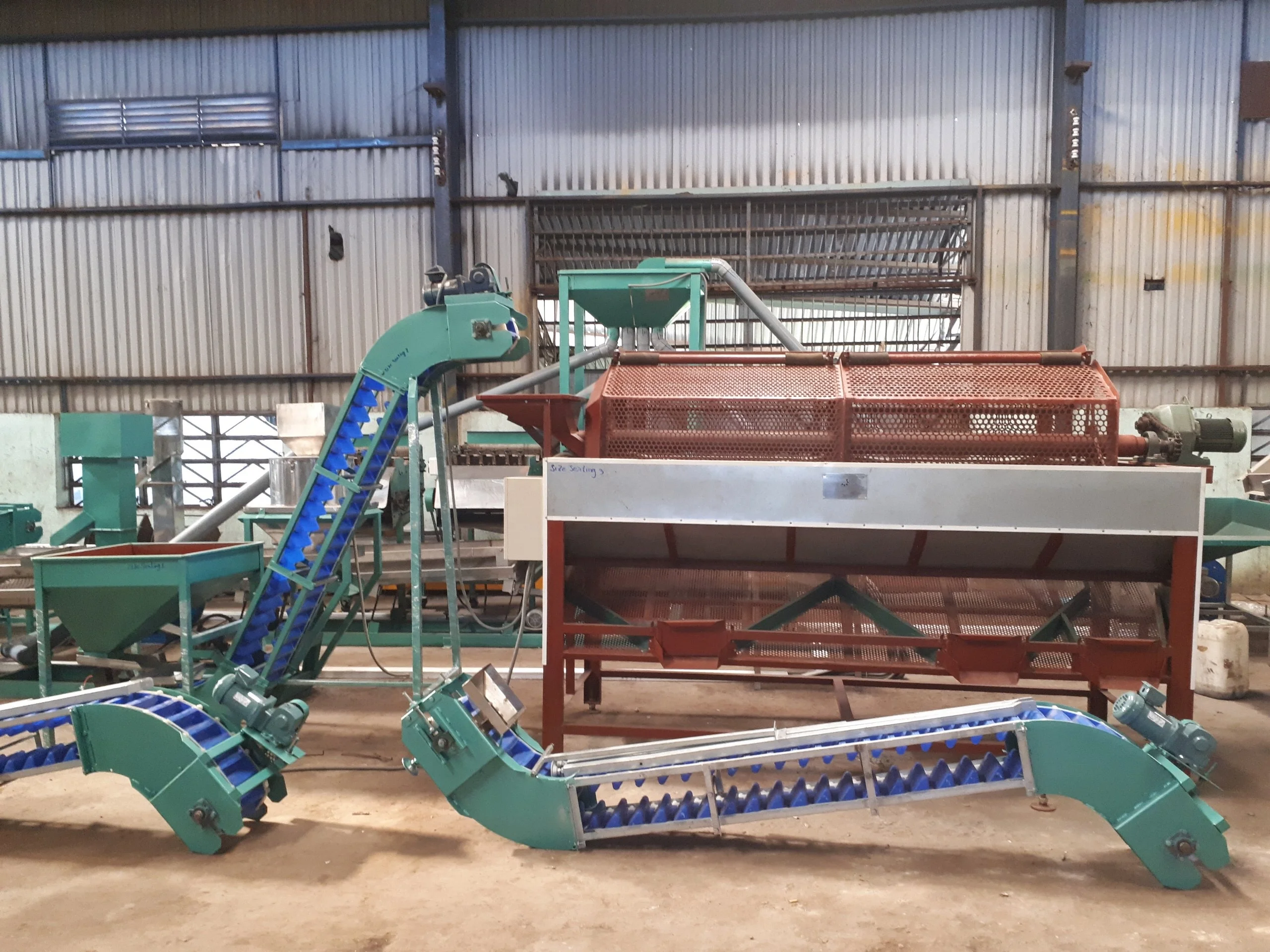 High Efficiency Automatic Raw Cashew Nut Shelling And Processing Machine