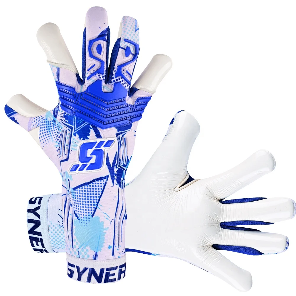 Customizable Neoprene Design Professional Goalie Gloves PU Latex Palm Goalkeeper Equipment for Football Training