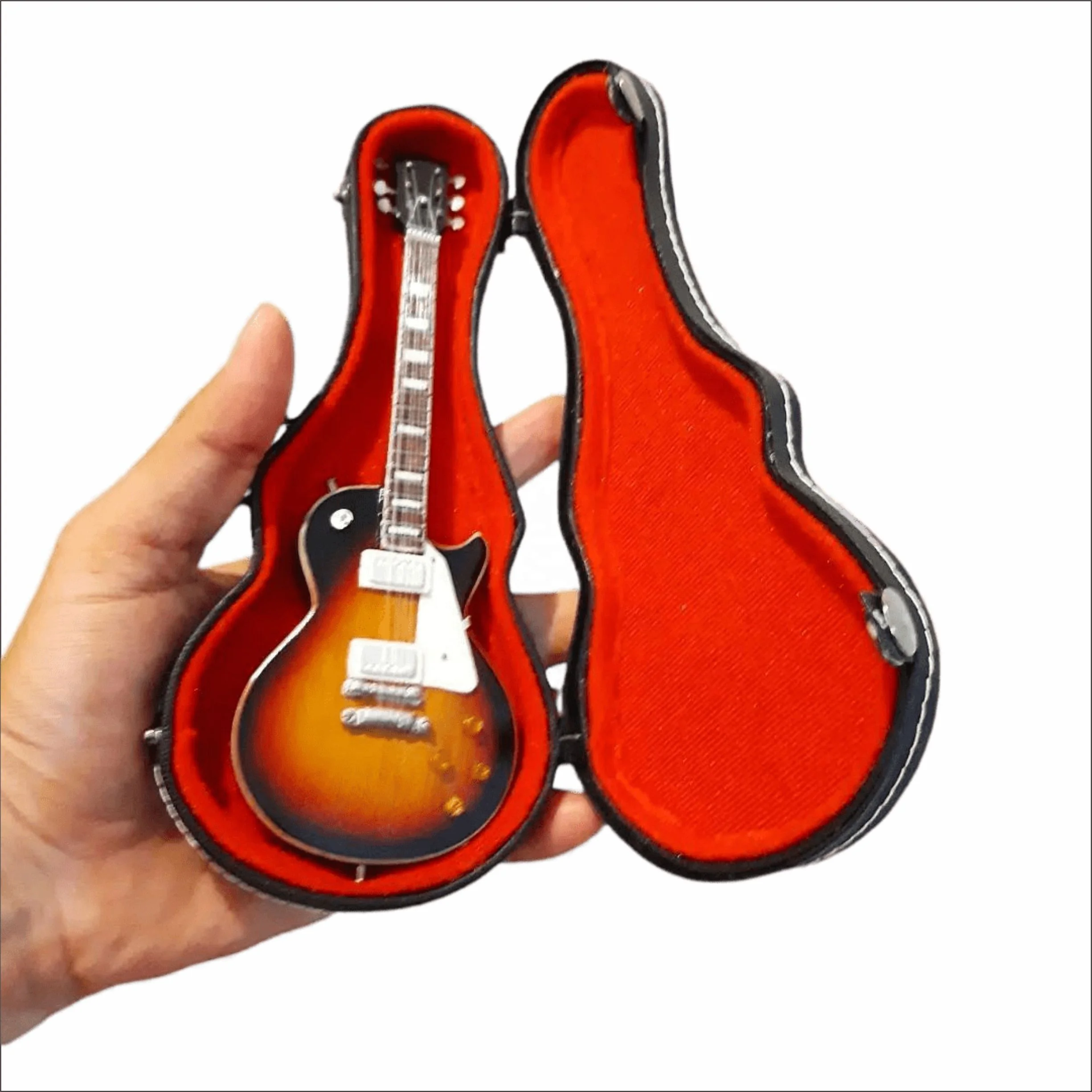 Miniature Hardcase Les Paul Miniature Guitar Lespaul Exclusive 25 cm