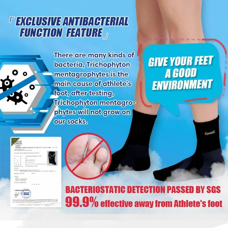 Экстра-подушка инфракрасная нить облегчение боли кровообращение нановолокно терапия отек ноги дальнее инфракрасное Функциональные носки до щиколотки