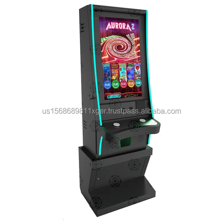 2024 Wholesale Best Seller 32 Inch Vertical Screen HDMI Monitor Metal Game Machine Aurora 2 Skill Game
