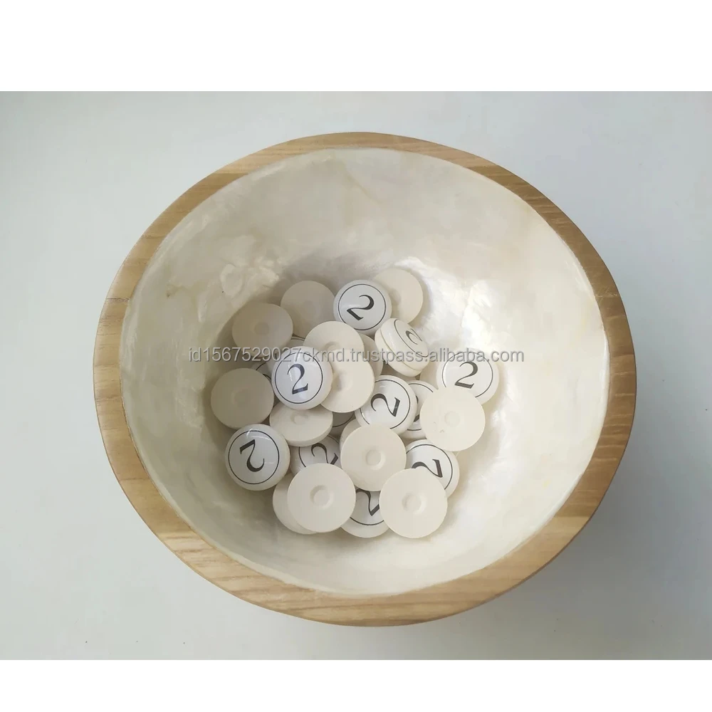 Wholesale Mother of pearl serving tray fruit bowl set of coasters unique decoration handcrafted from Indonesia Gifts Decoration