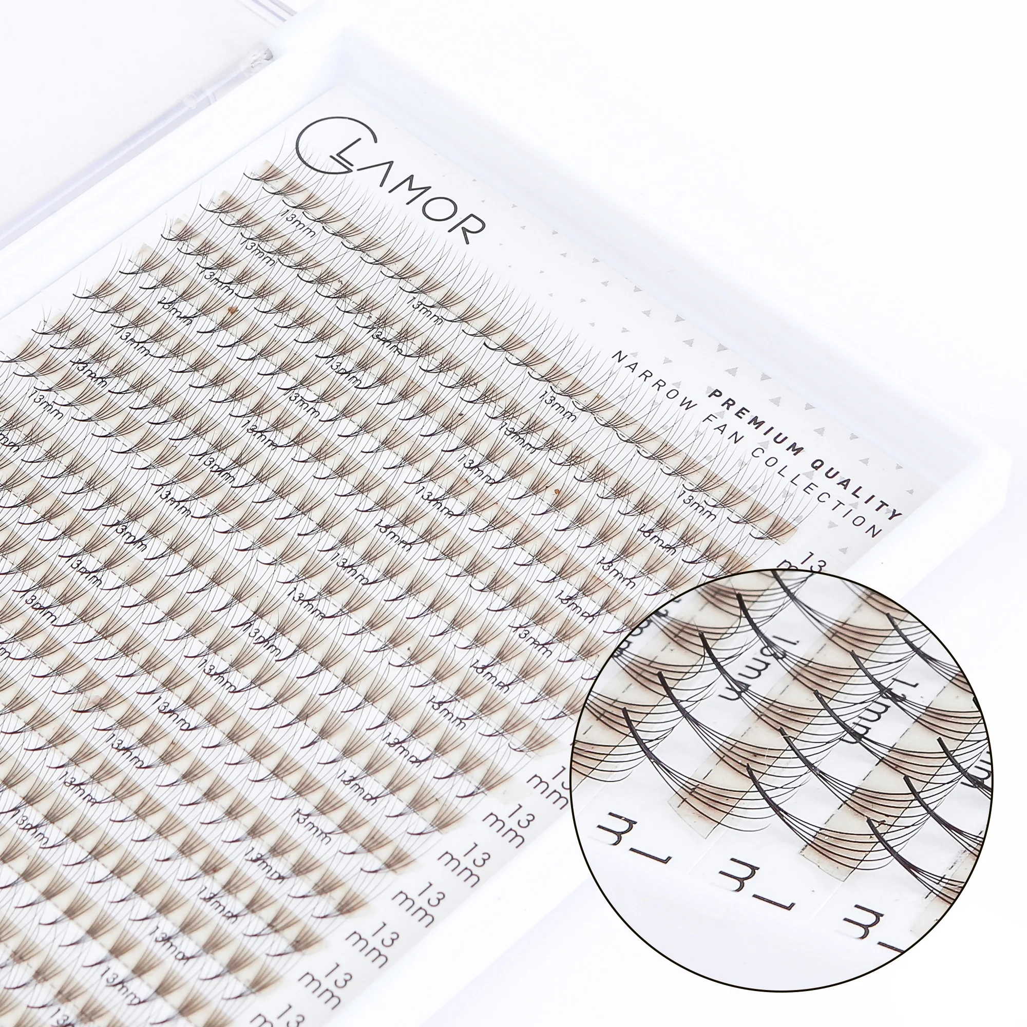High Quality Vietnam  Volume Eyelash Extension Fans 5D 0.07 8-16mm Premade Volume Fan Lashes XLTray volume Eyelashes natural
