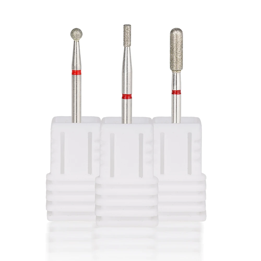 All Size Rounded Top Barrel Shape Fine Diamond Smooth The Cuticle Area diamond nail drill bit