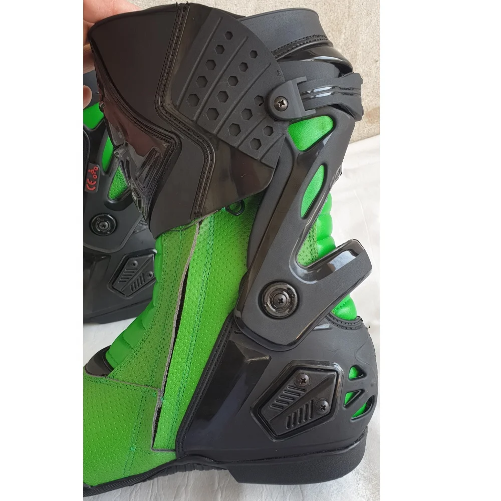 Top quality new style Real Leather brake shoe motorcycle Boots Germany 2022