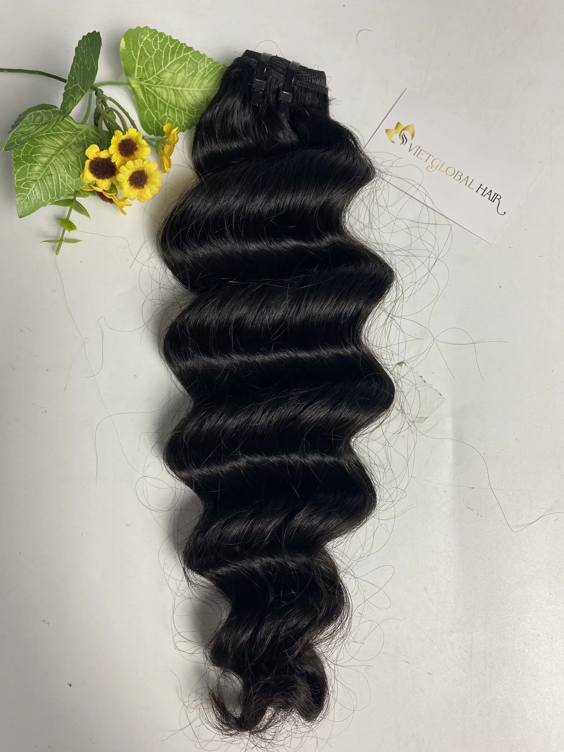 Ocean Wave 100% wholesale price raw human hair quality products double weft double drawn