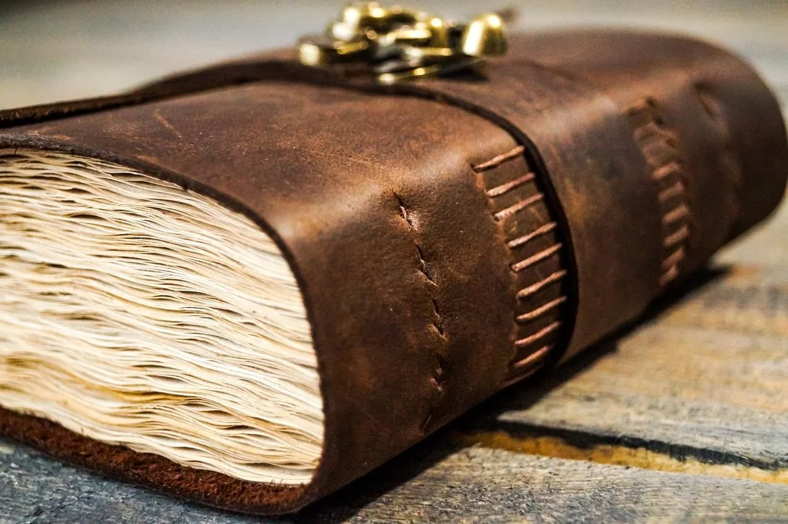 Винтажный кожаный журнал Премиум-Качества ретро-блокнот из переработанного хлопка скетчбук в античном стиле винтажная бумага с декоративными краями для письма