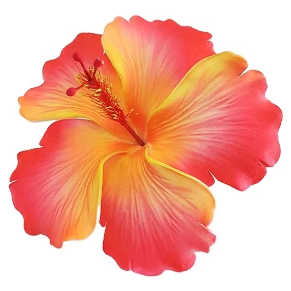 Hot Selling of All Time  Fashion Accessories Handmade EVA foam hawaiian hibiscus flower with special/Unique tattoo pattern print