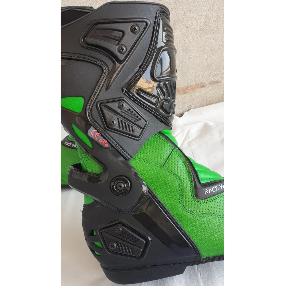 Top quality new style Real Leather brake shoe motorcycle Boots Germany 2022