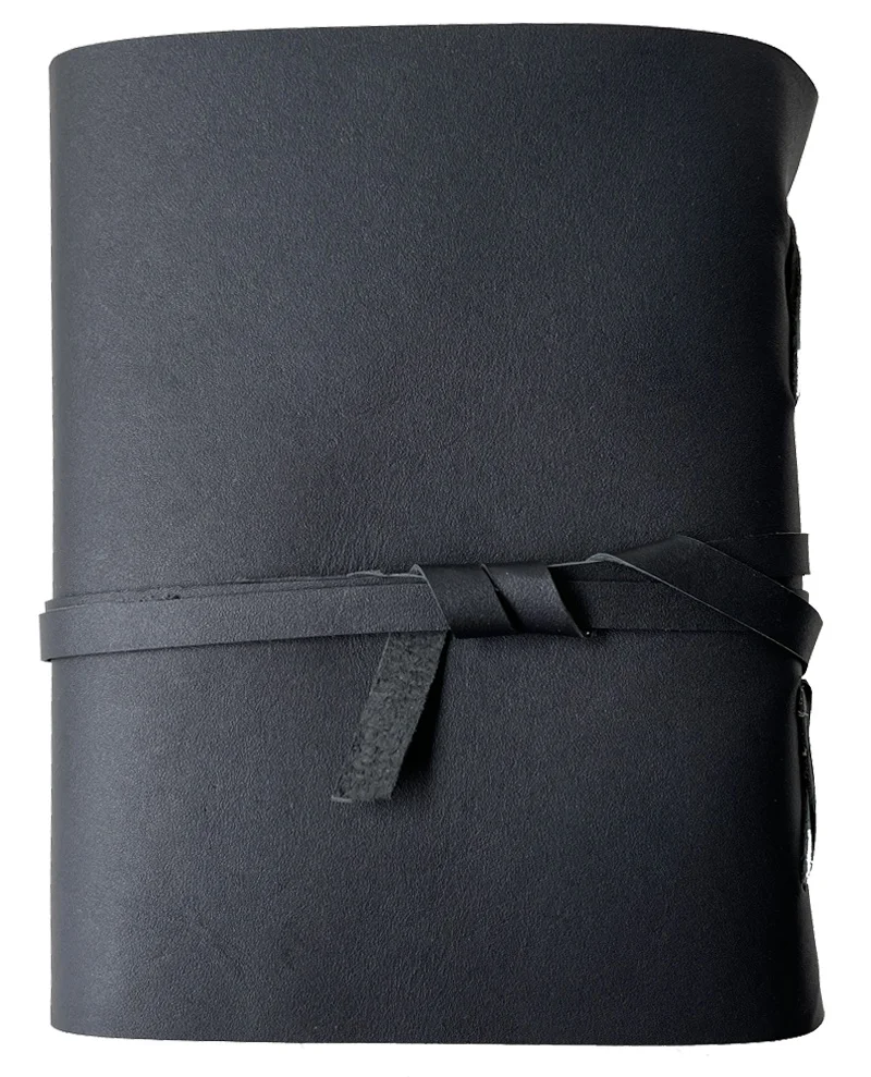 Leather Journal Notebook 5x7 Inches Handmade Stone Tan Wrap Leather C Lock Vintage Design With Pen Holder Journals For Men Women
