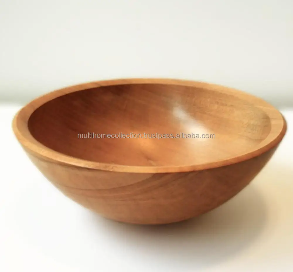 Hotel And Restaurants Supplies Natural Wood Serving Bowl Snacks Fruits Chat Elegant large Space Cup Amazing Storage Bowl