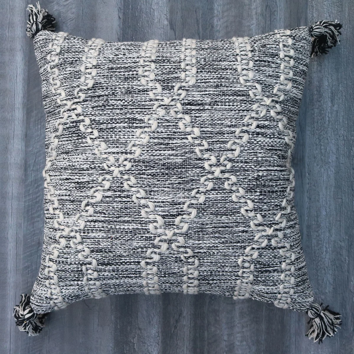 Woven Cushion Cover make using pure Wool home Decor  interior decorative handcrafted products from Indian
