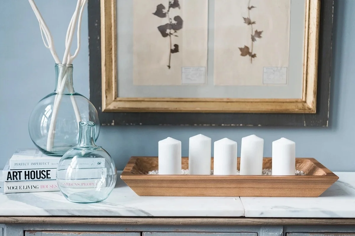 Recycled Glass Balloon Vase 100% Raw-Shaped Irregular Tabletop Glass Vases