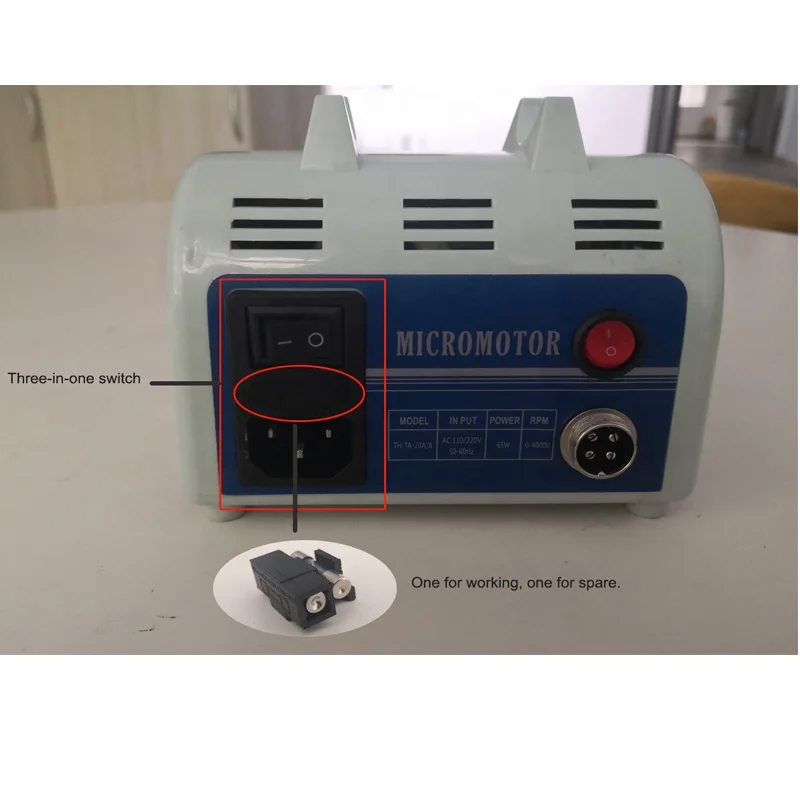 Dental Lab Marathon Electric Micromotor Polishing Unit 40K rpm Motor Handpiece