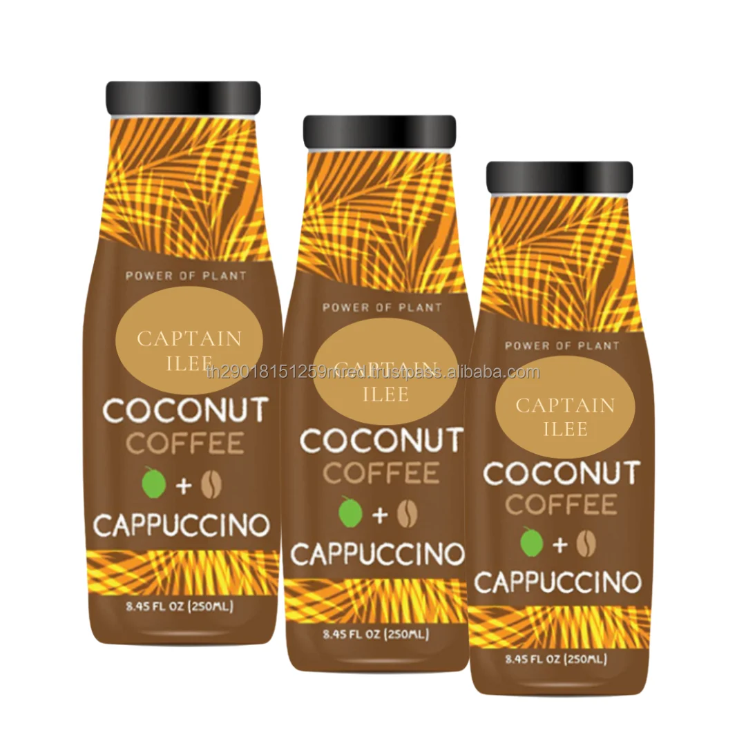 New Cappuccino Coconut  Coffee  Drink Nice Aroma Finest  Regular and Unsweetened Low Calories Dairy Free Gluten Free No Transfer