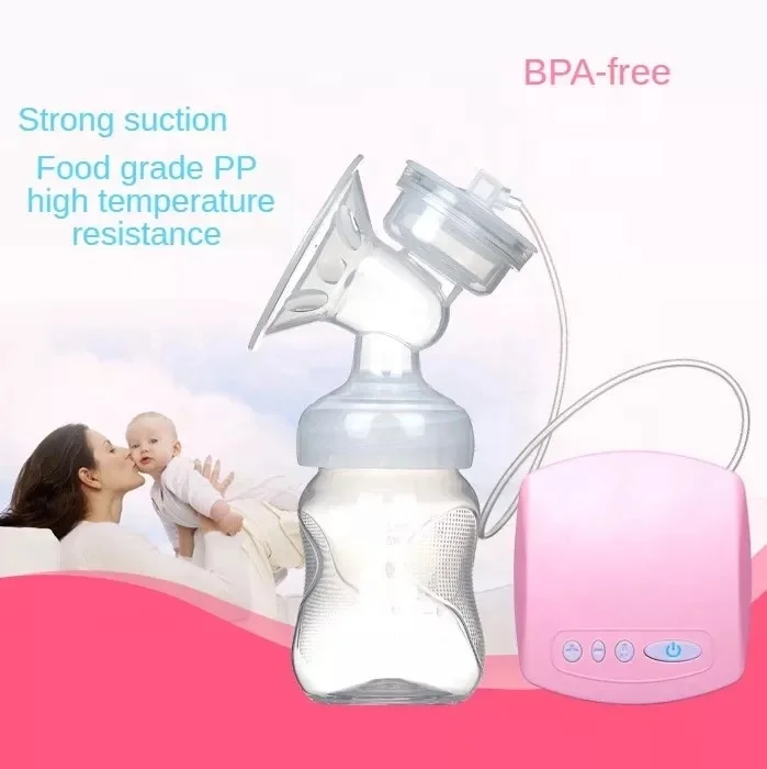 MZ-602 150 мл Электрический молокоотсос BPA бесплатно при грудном вскармливании насос силикона качества еды PP отличный помощник и массаж 2 в 1