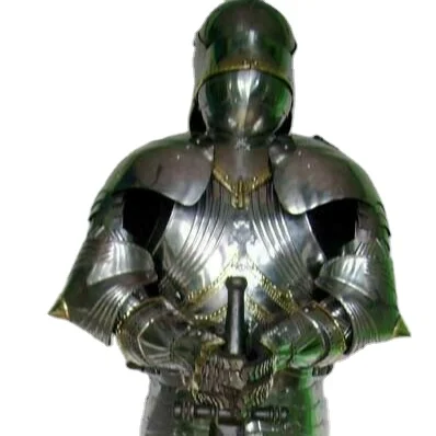 Medieval Knight Wearable Suit Of Armor Crusader Gothic Full Body Armour ZA79