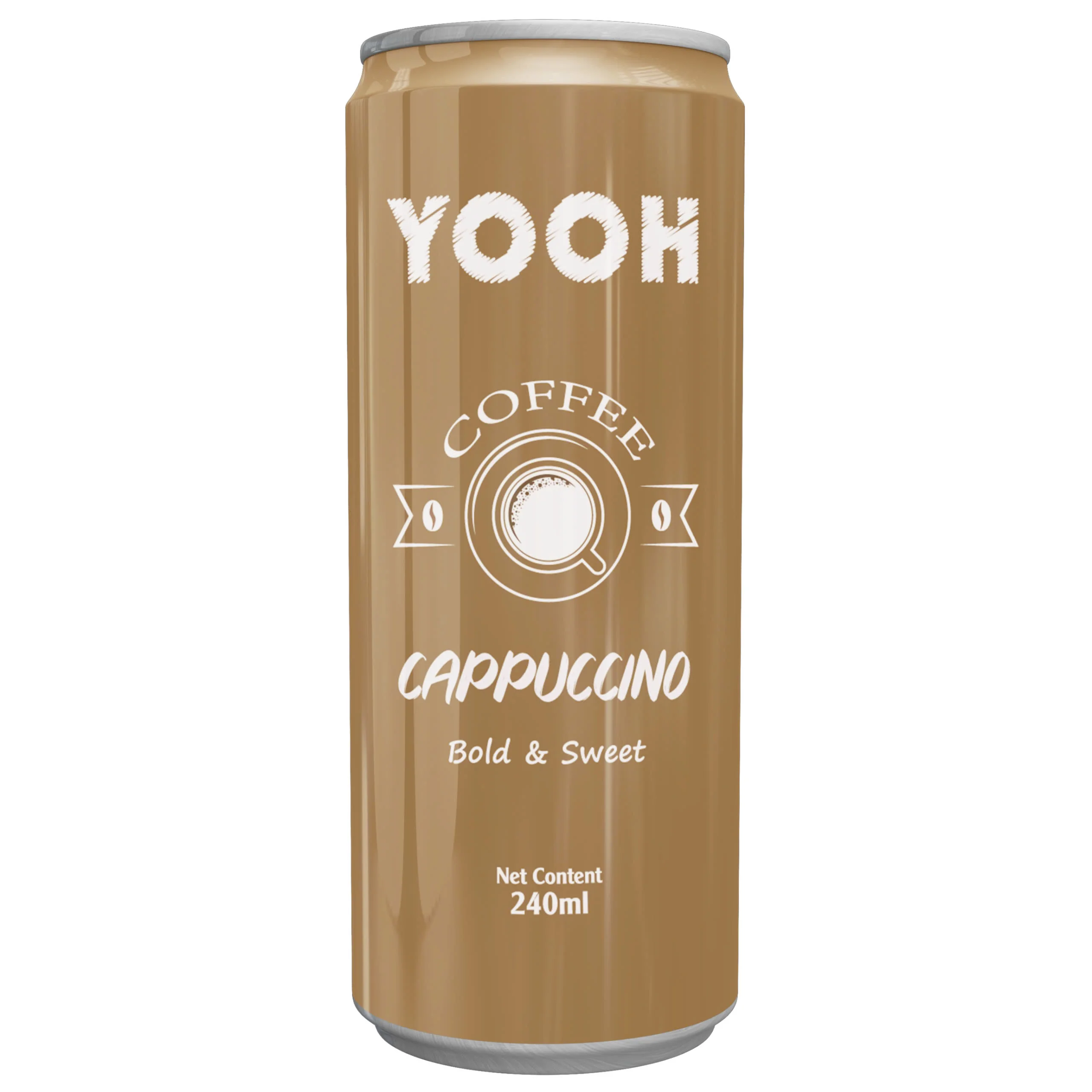 Cappuccino Coffee Drink Delicious Taste Canned 240ml/330ml OEM/ODM Private Label Coffee Drink Vietnam Special Coffee