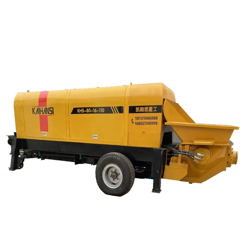 Concrete Pump for Vertical and Horizontal Applications Small Concrete Pump Machine Concrete Mixer Truck Pump