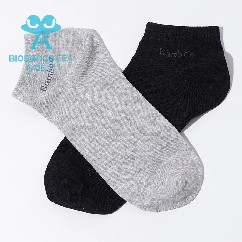 Bioserica Era Anti-Odor Bamboo Fiber Custom Socks High Quality Crew Socks Custom Logo Socks Bamboo