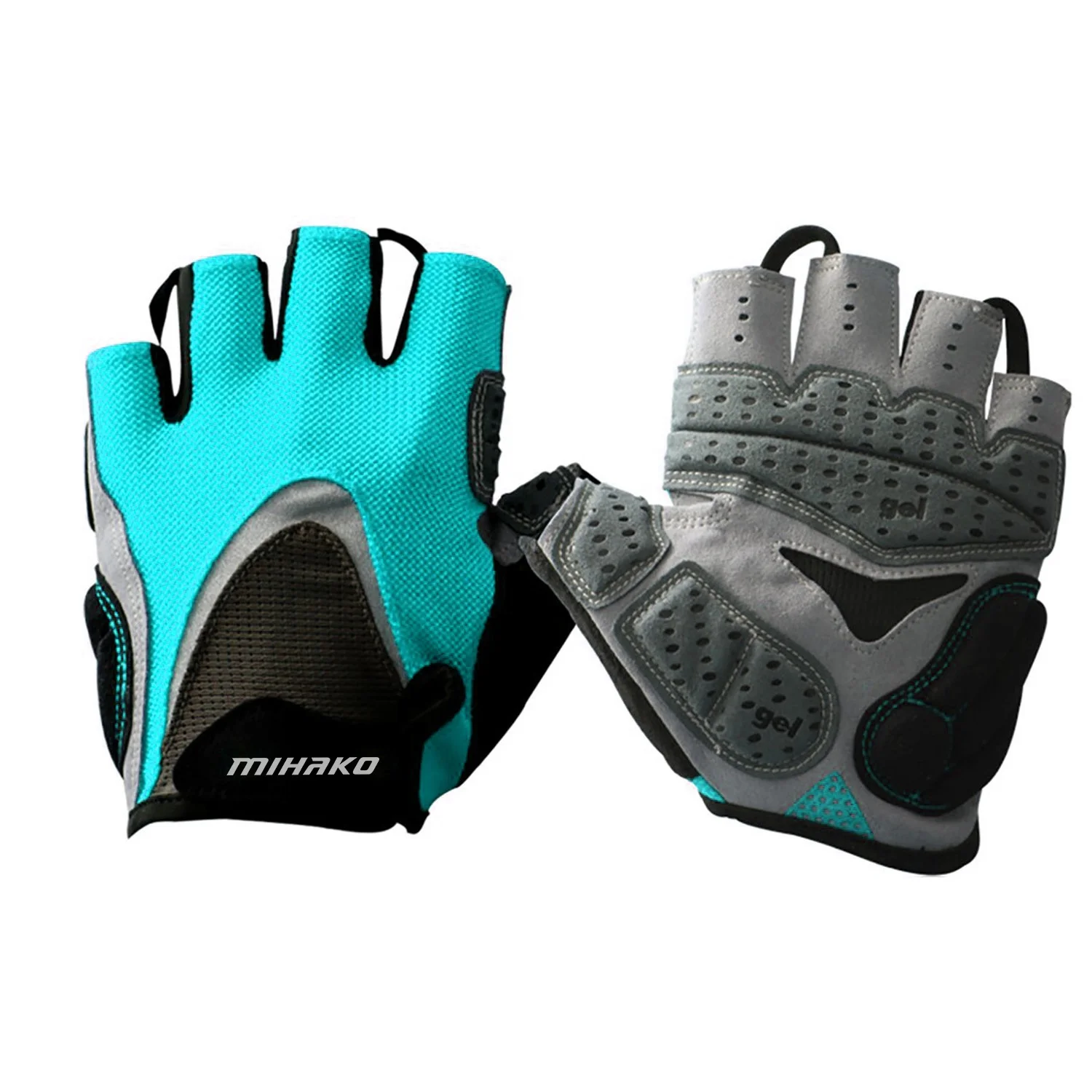 Non-Slip Breathable bicycle accessories Cycling Gel Pad Short Half Finger Gloves Fixed Sports Riding Gloves