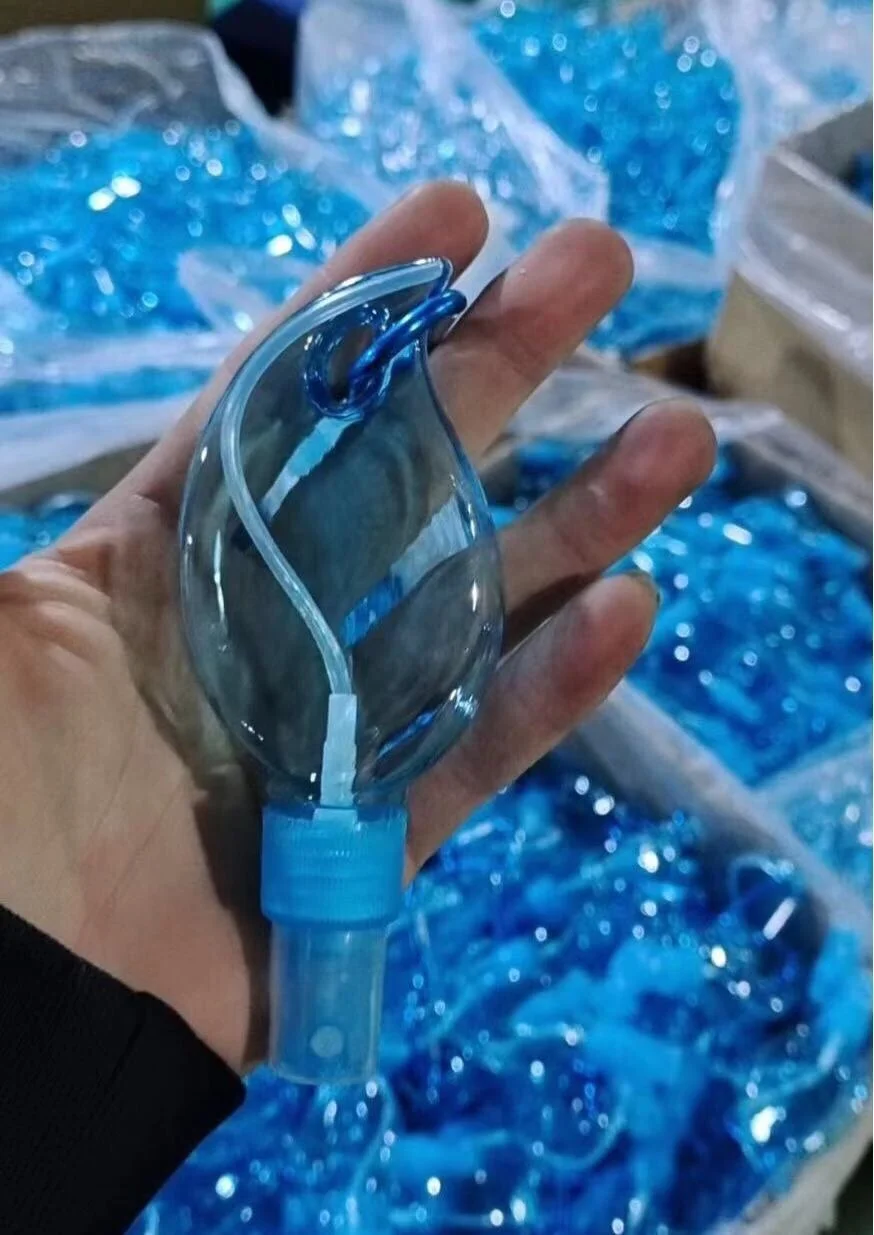 50ml PETG spray bottle with leaf shape for disinfectant and hand sanitizer