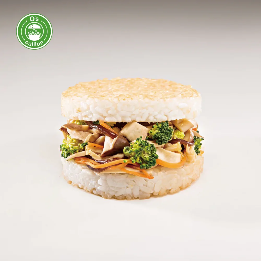 Convenient Individual Package Instant Food Frozen Rice Burgers Set