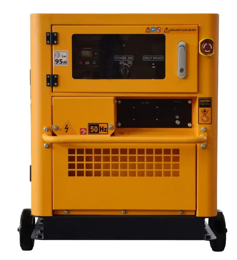 11 KVA kVA Diesel Genset Generator Alternator Kw Power Generator Datakom Energy DC AC Super Silent Generator