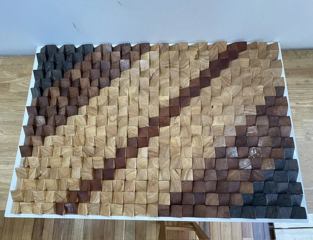 Wholesale Factory-Handmade Gifts Home decor  Wall panel wooden indoor DIY real wooden