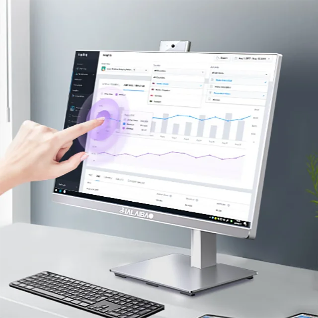 Мощный моноблок компьютер 24' 27' core i3 i5 i7 i9 оптом настольный персональный компьютер все в одном ПК