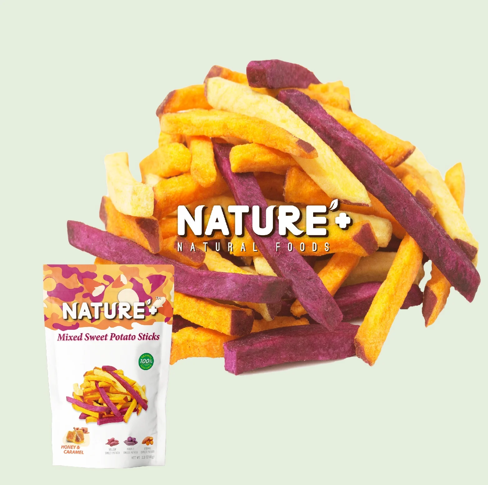 Vacuum Fried Mix Vegetable Chips Sweet Flavor Gluten Free Low Fat Snack Manufacturer Chips Healthy