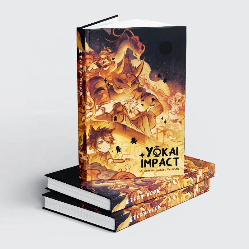 Factory Custom Book Printing Services Hardcover Books with Foil Painted Sprayed Edge Novel Book