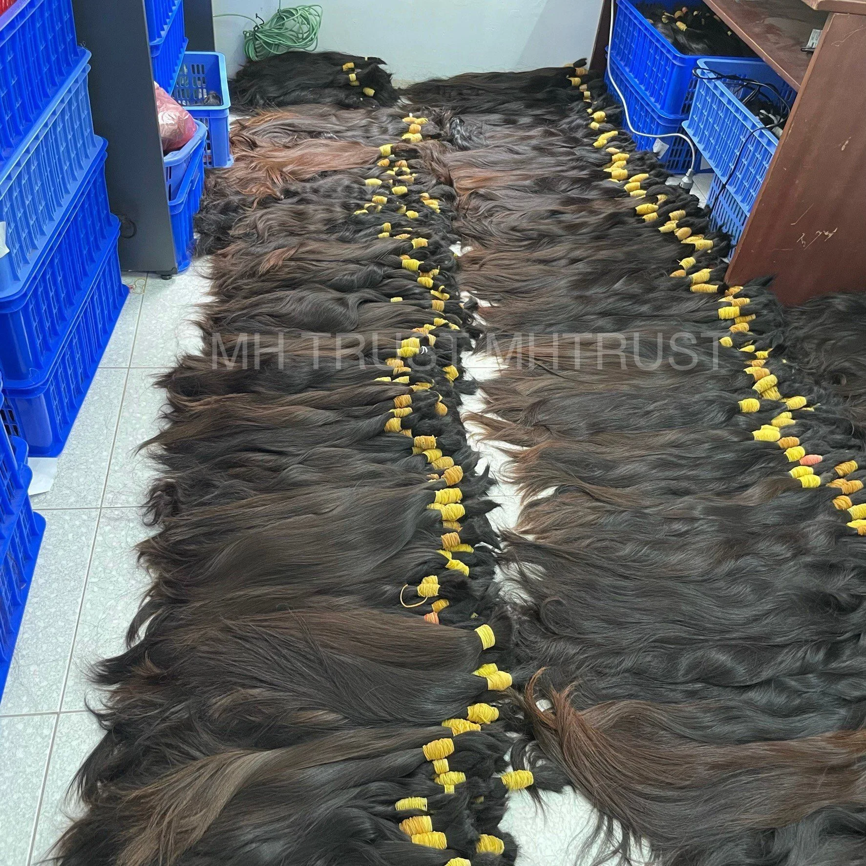 Raw  Hair 100% Vietnamese from 6inches to 40 inches from 1 donor High Quality Natural Color in Large Quantity MH Trust