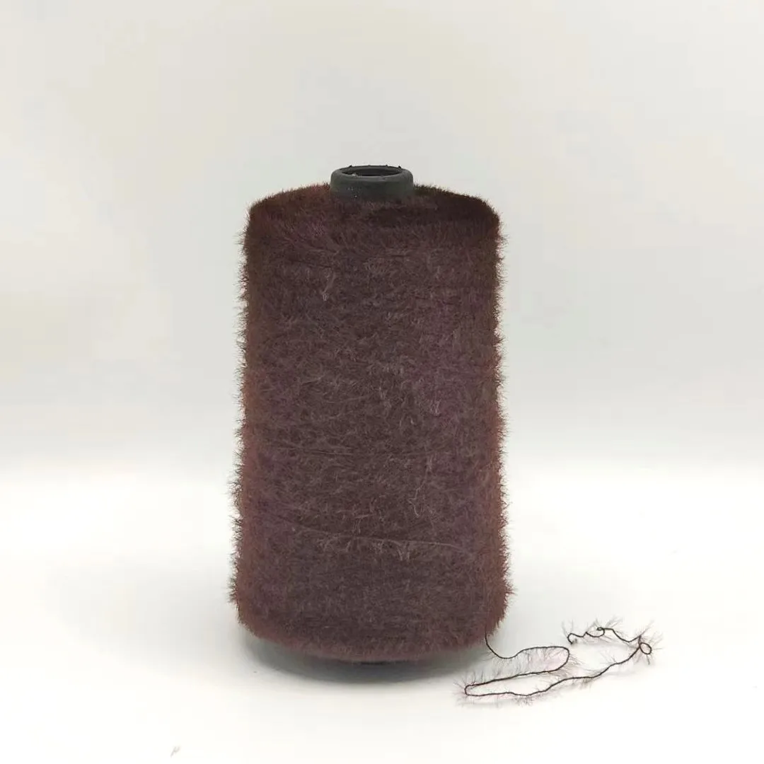 100% Nylon Feather Yarn Imitation Mink Yarn Manufacturers Direct Sale