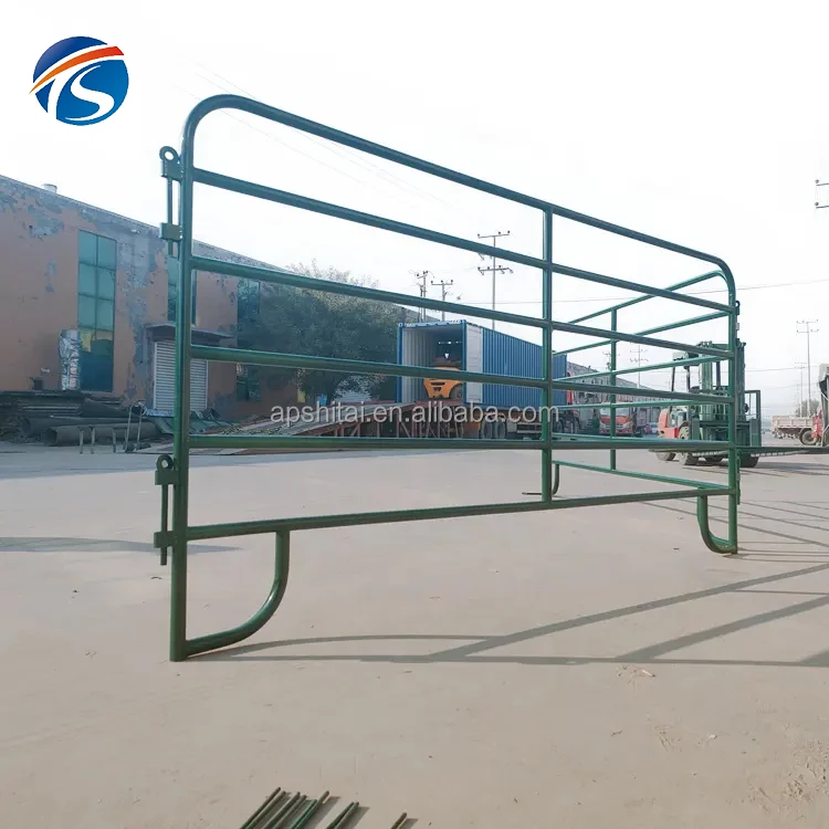 Anti-corrosive portable high quality galvanized metal round pen cattle corral livestock farm horse yard fence panels