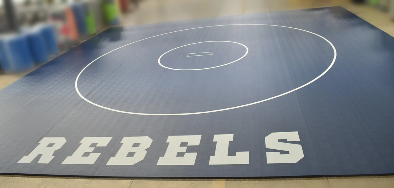 Durable Vinyl Bonded PE Foam Mat Flexible Rollout Martial Arts Mat Wrestling Mat