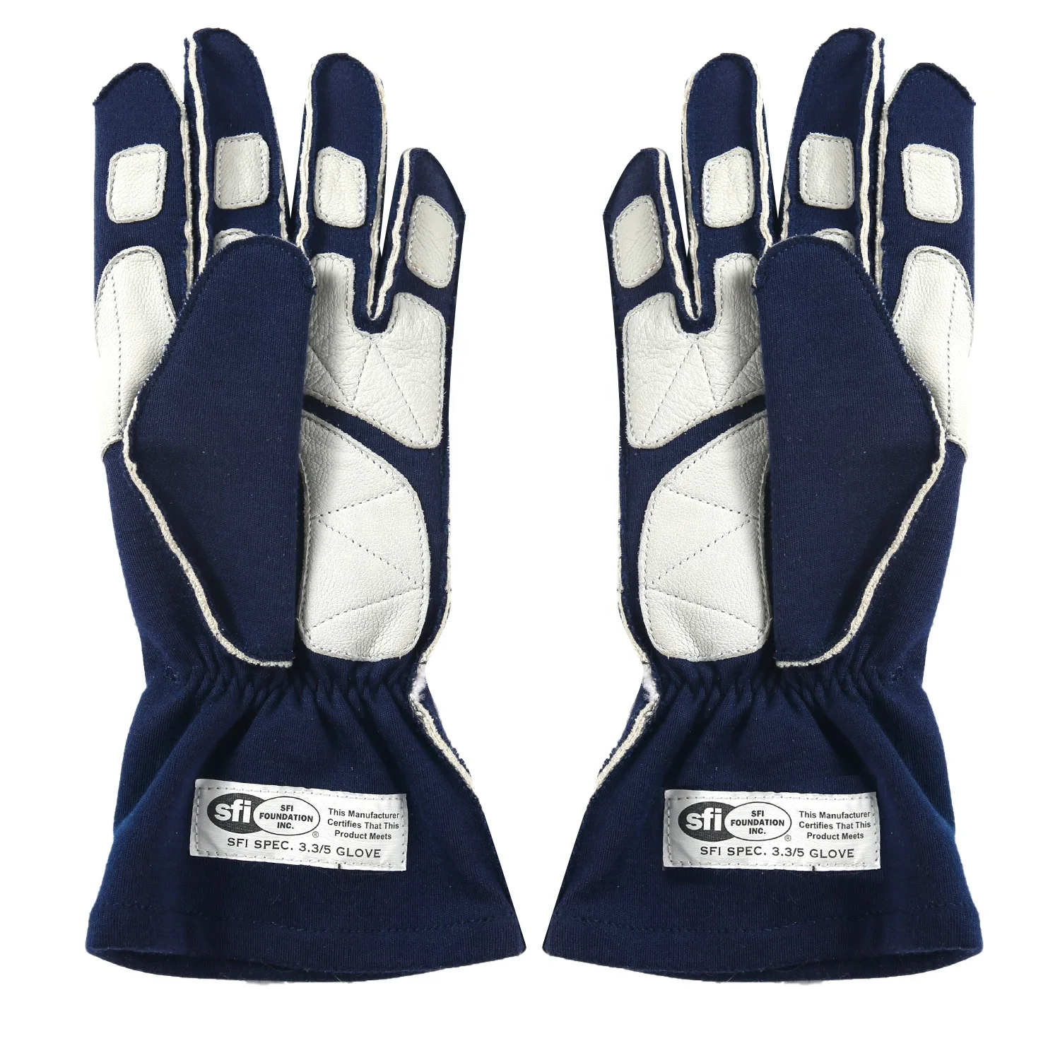Custom Logo SFI Nomex High Quality Full Finger Racing Gloves XL Size Sportswear for Adults for Car & Go-Kart Racing