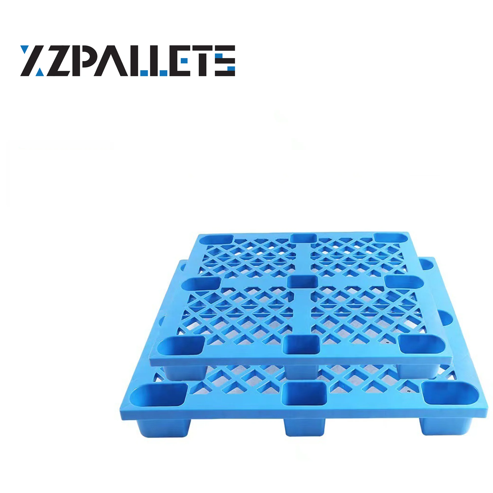 900*900Mm Plastic Pallet Manufacture Supplier for One Time Export Anti-slip Low Price HDPE Light Weight 9 Feets Pallet