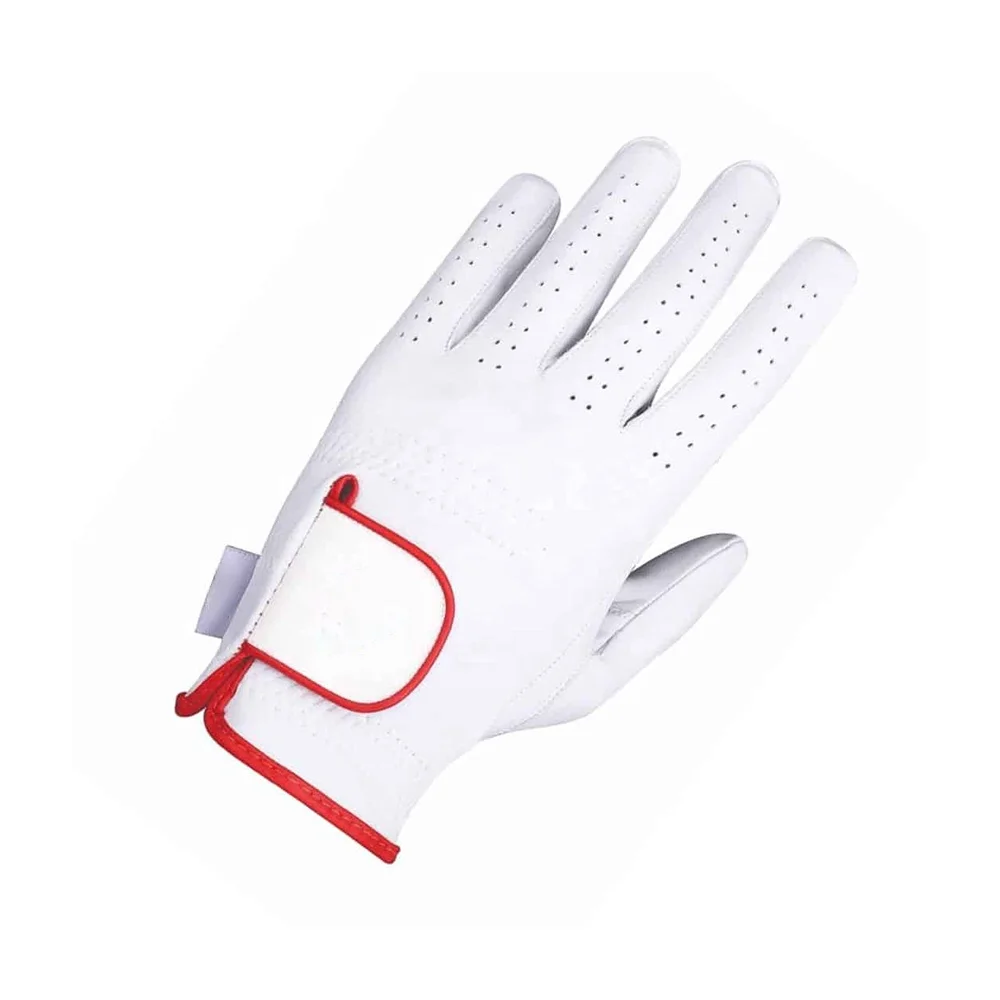 Manufacturer custom golf glove cabretta leather magnetic ball marker left right hand golf glove in high quality made in pakistan