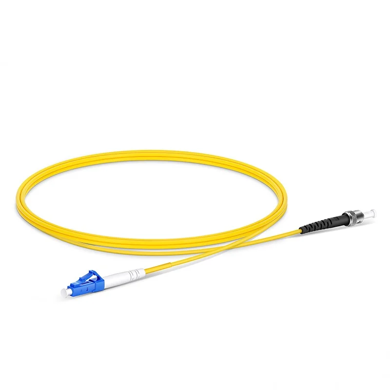 LC UPC to ST UPC OS2 Single mode Jumper Simplex FTTH G657A 9/125um LSZH Optical Cable Fiber Patch Cord