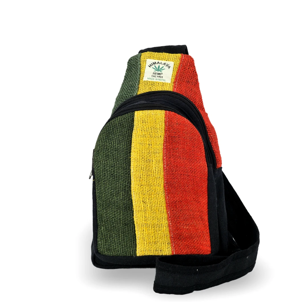 Мужской рюкзак из чистого конопли с 4 карманами