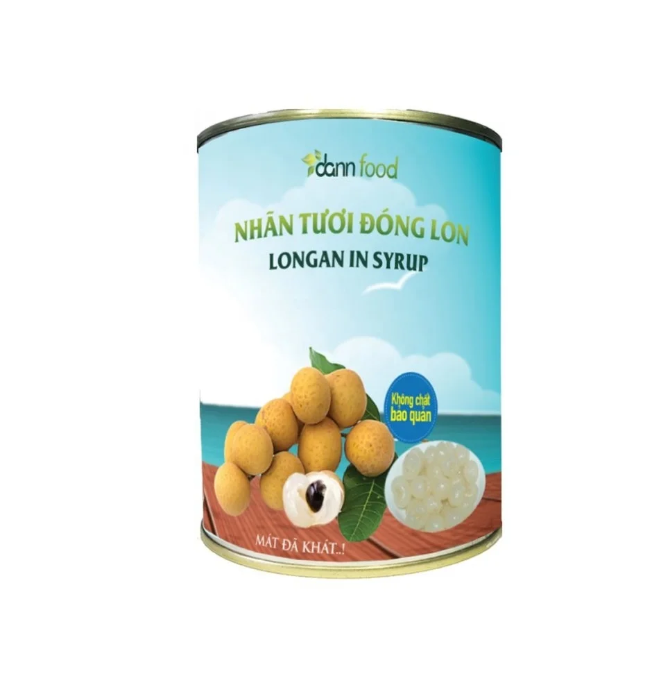Вьетнамский поставщик консервированных фруктов Longan в сиропе консервированные Longans 565 г по заводской